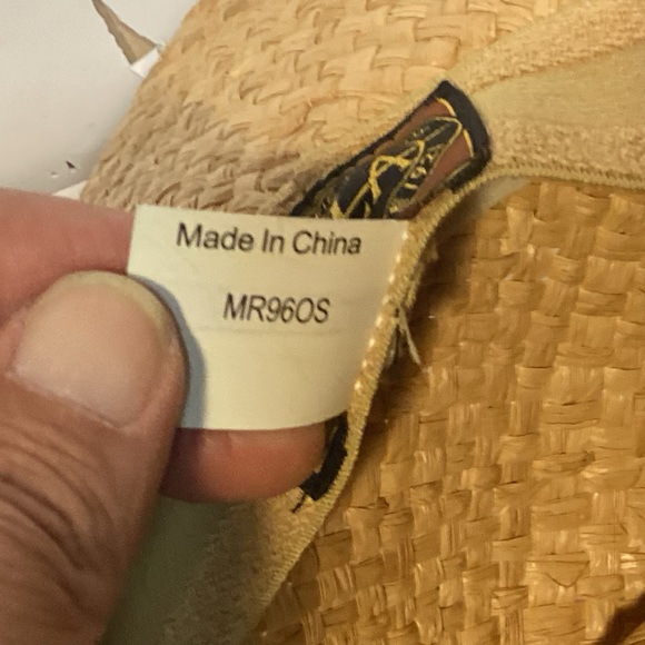 Men’s Scala Raffia Straw Hat size S/M hand made hat - Picture 9 of 10